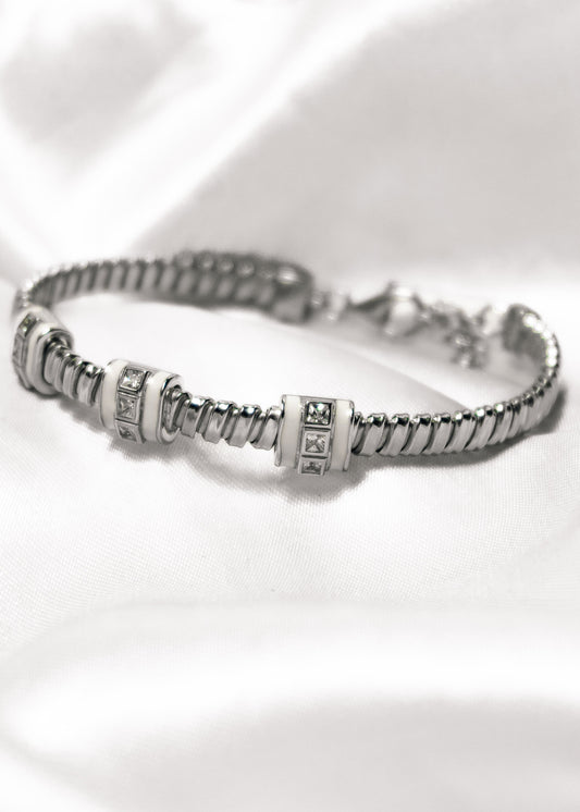 Barrel Link– 925 Sterling Silver