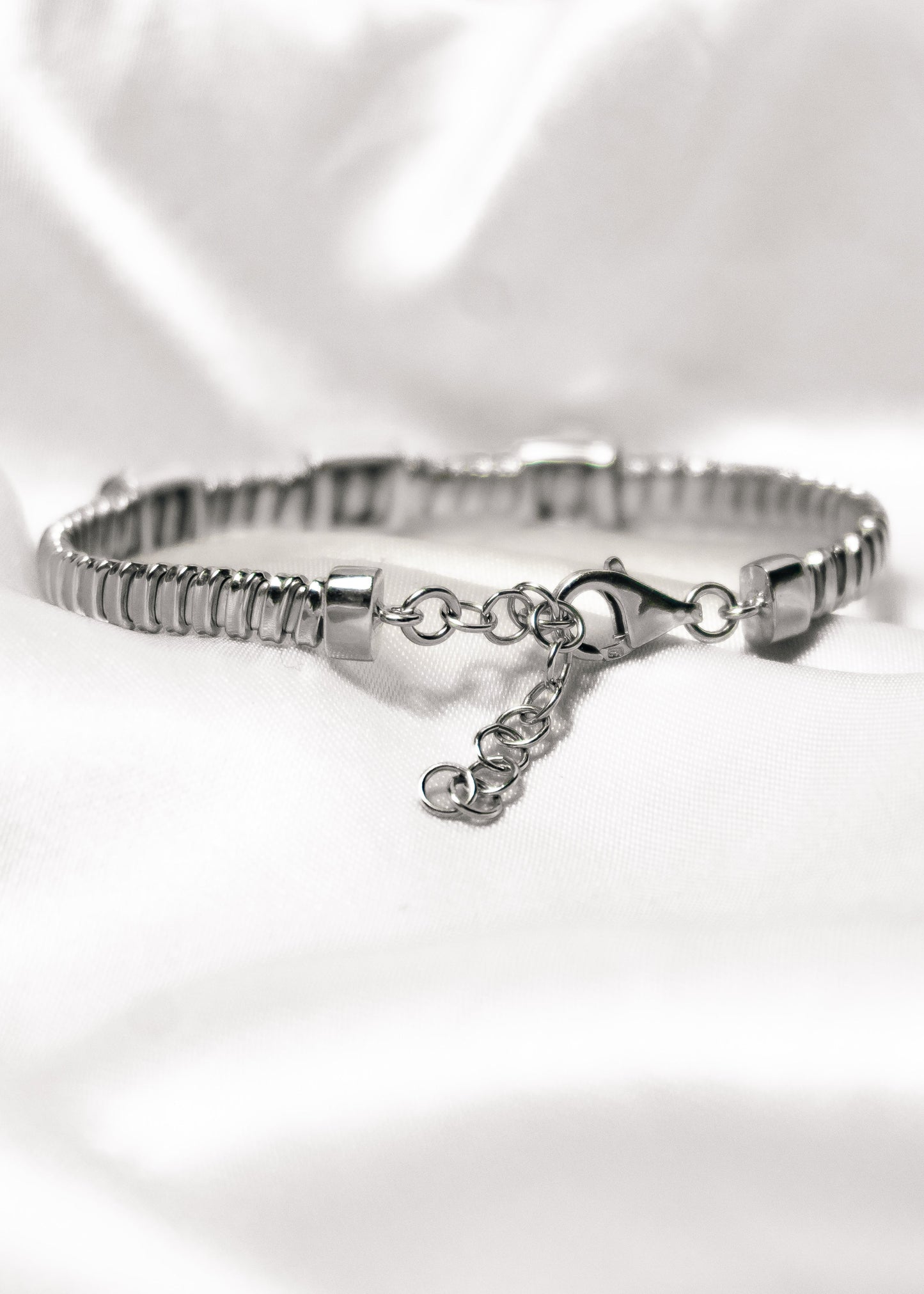 Barrel Link– 925 Sterling Silver