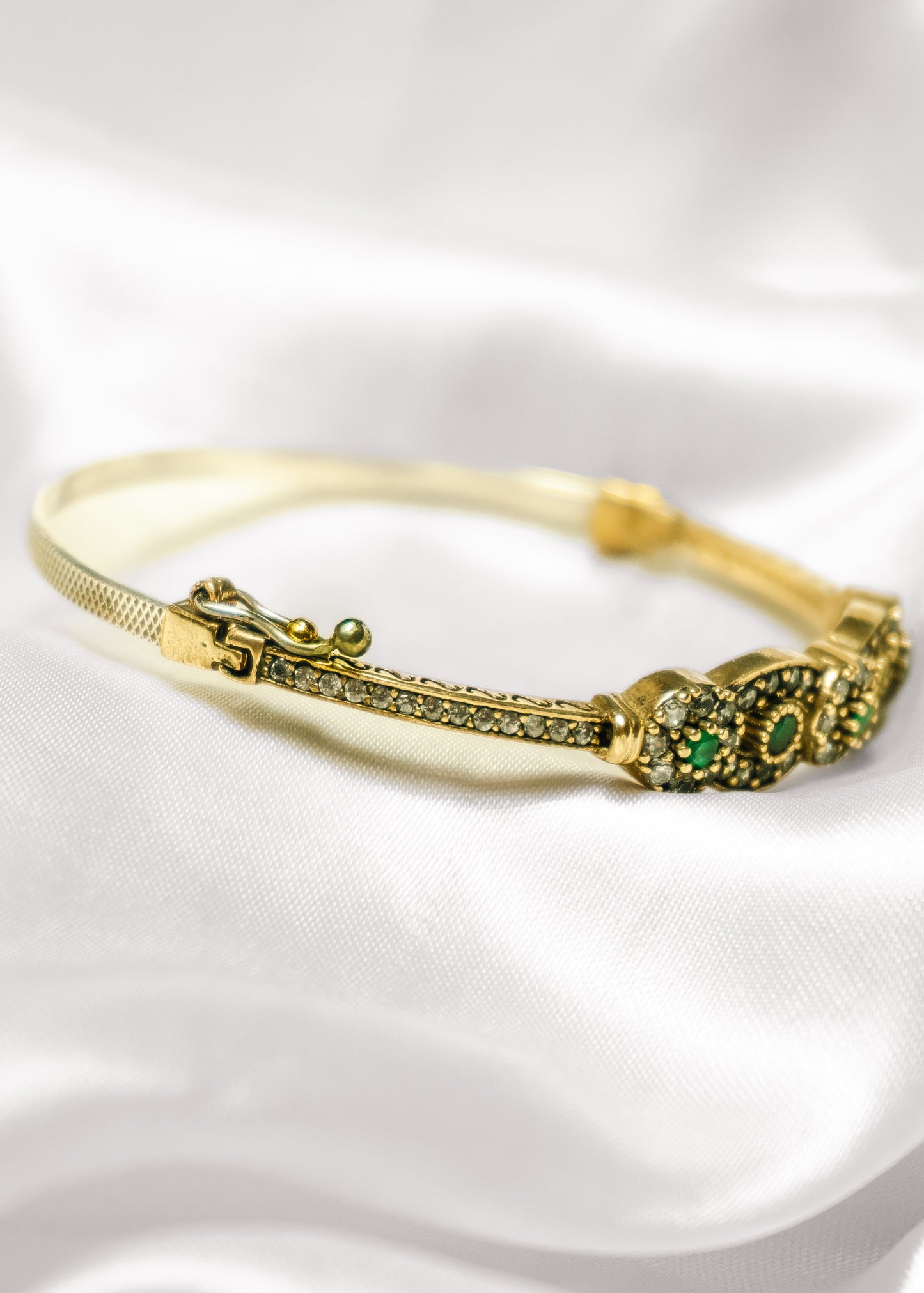 Vintage Emerald-925 Sterling Silver