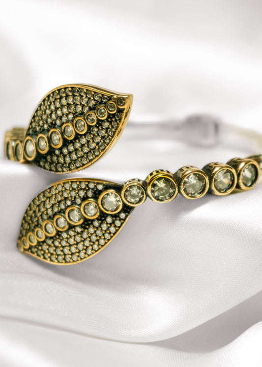 Golden Leaf-925 Sterling Silver