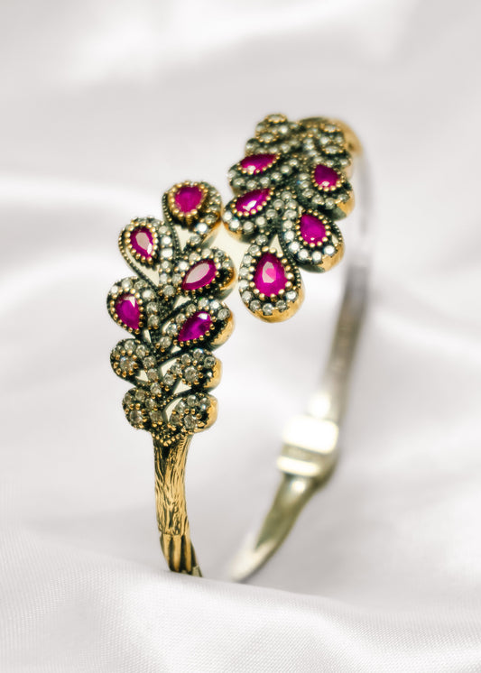 Leaf Motif - 925 Sterling Silver