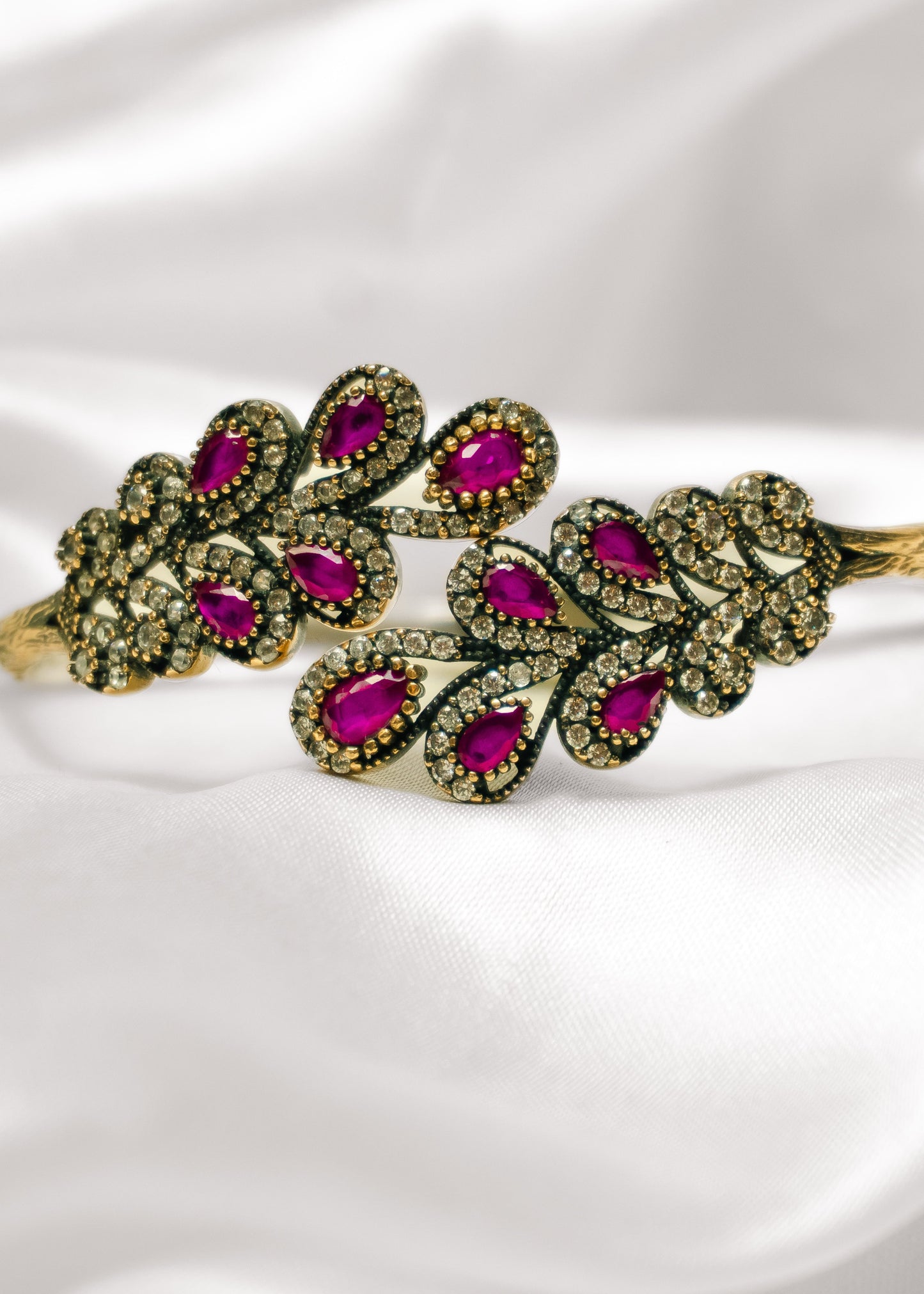 Leaf Motif - 925 Sterling Silver