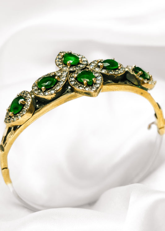 Emerald Blossom- 925 sterling silver