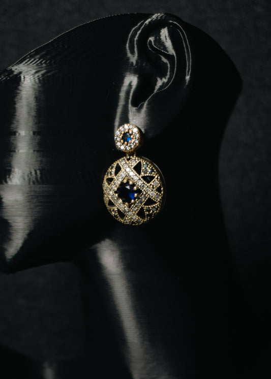 Midnight Lattice-925 Sterling Silver