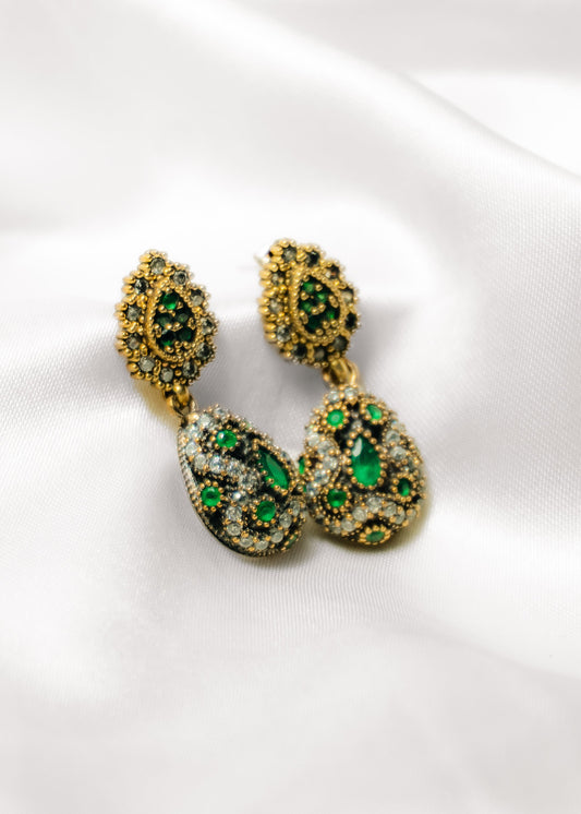 Emerald Drop- 925 Sterling Silver