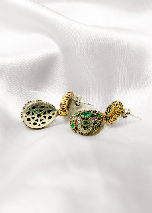 Emerald Drop- 925 Sterling Silver