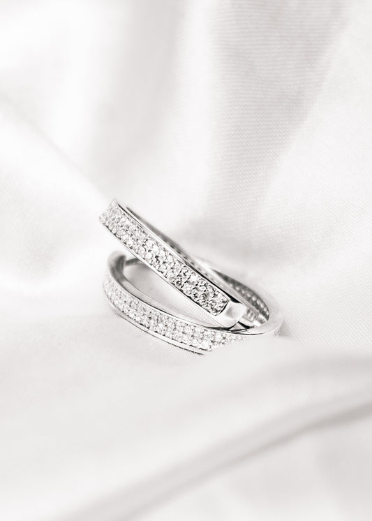 Celestia Hoops-925 Sterling Silver