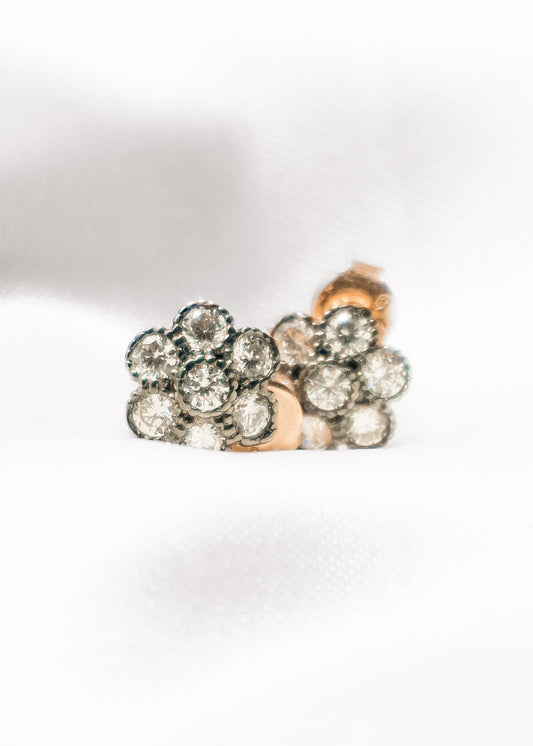 Floral Studs-925 Sterling Silver