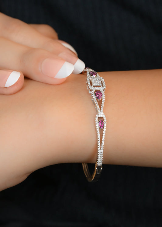 Pink Sapphire- 925 Sterling Silver