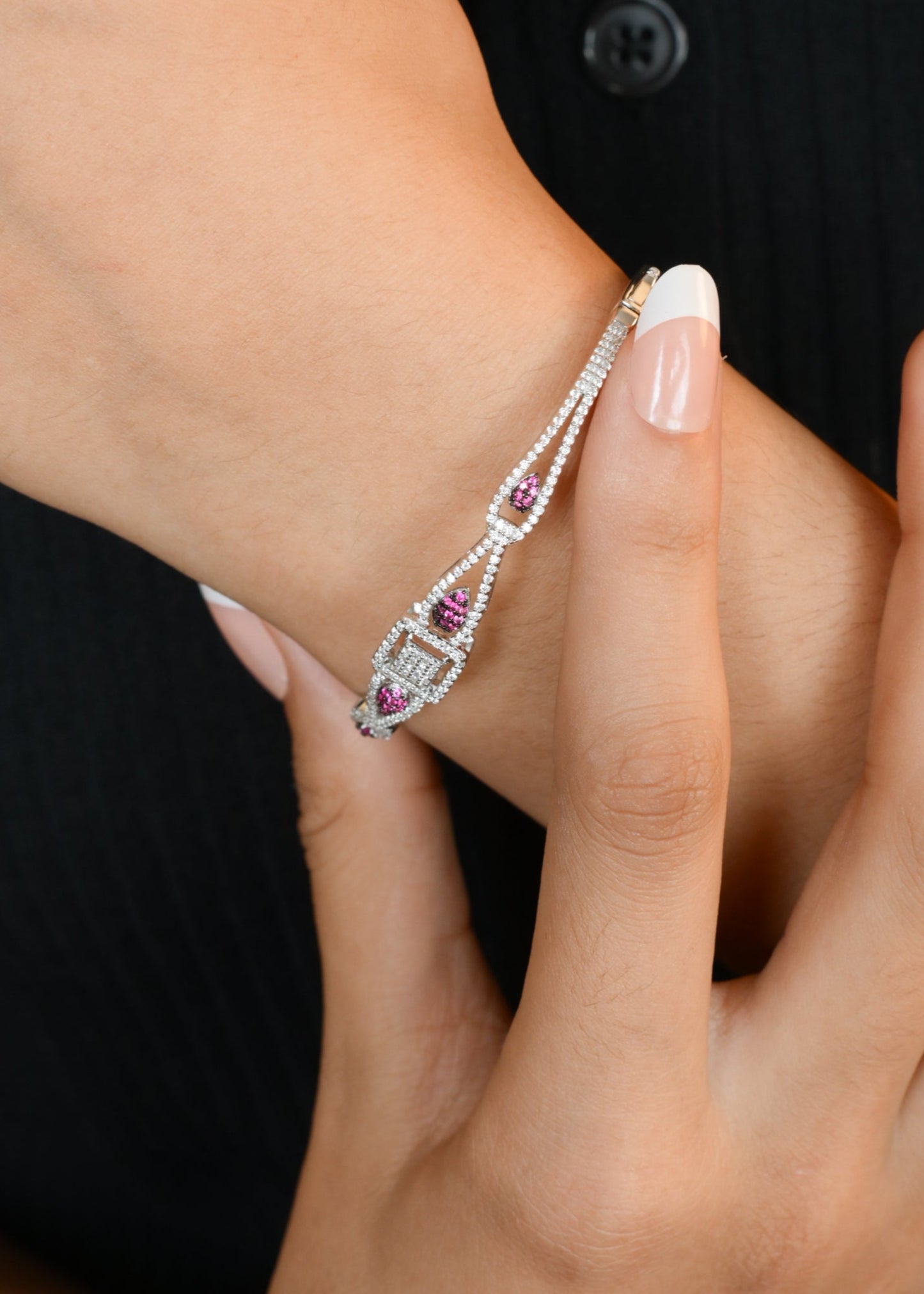 Pink Sapphire- 925 Sterling Silver