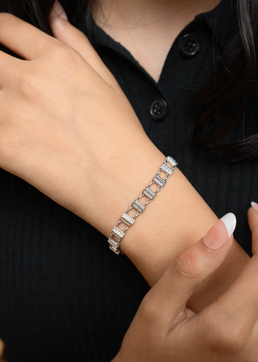 Urban Link Bracelet- 925 Sterling Silver