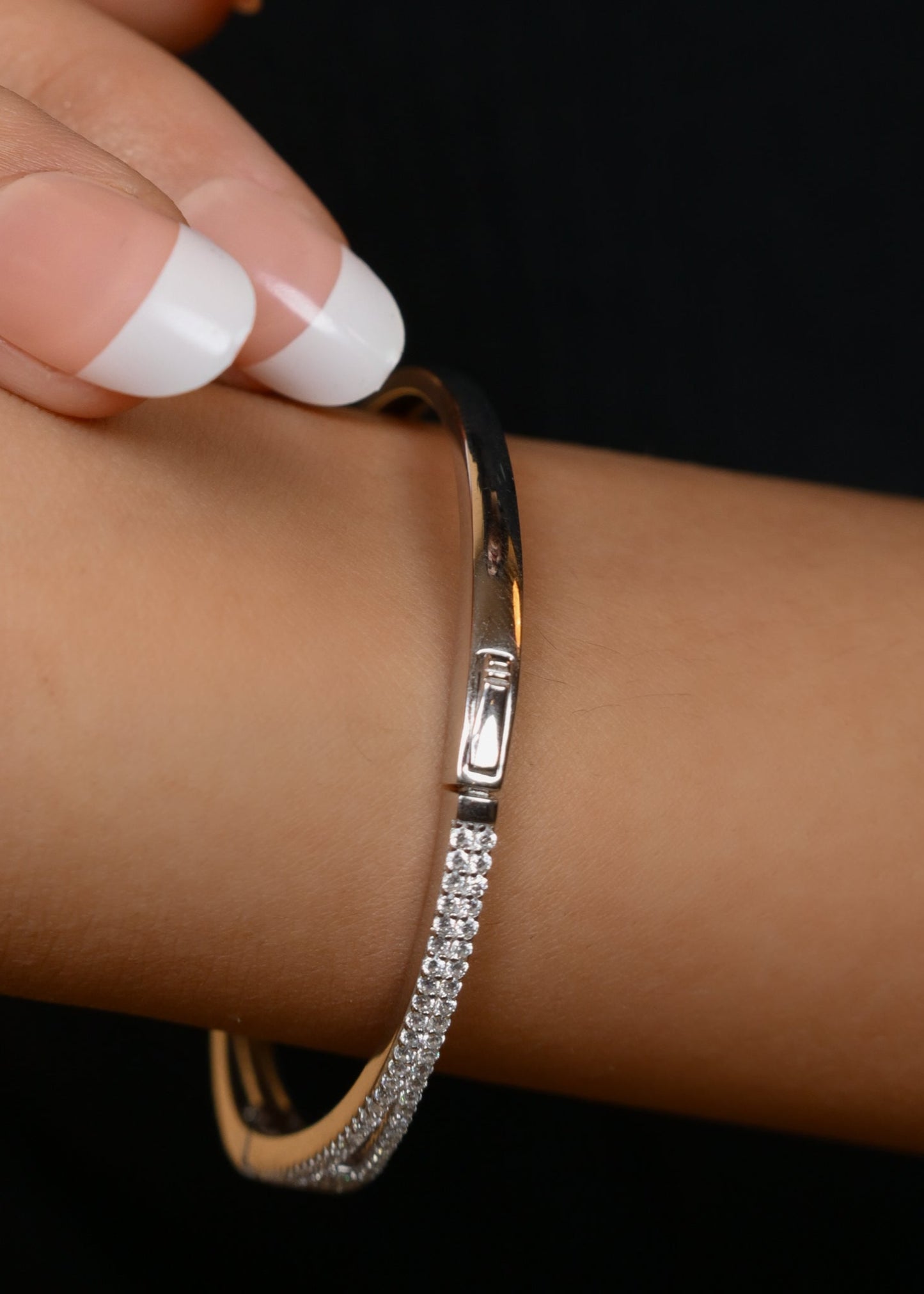 Mirage Bangle- 925 Sterling Silver