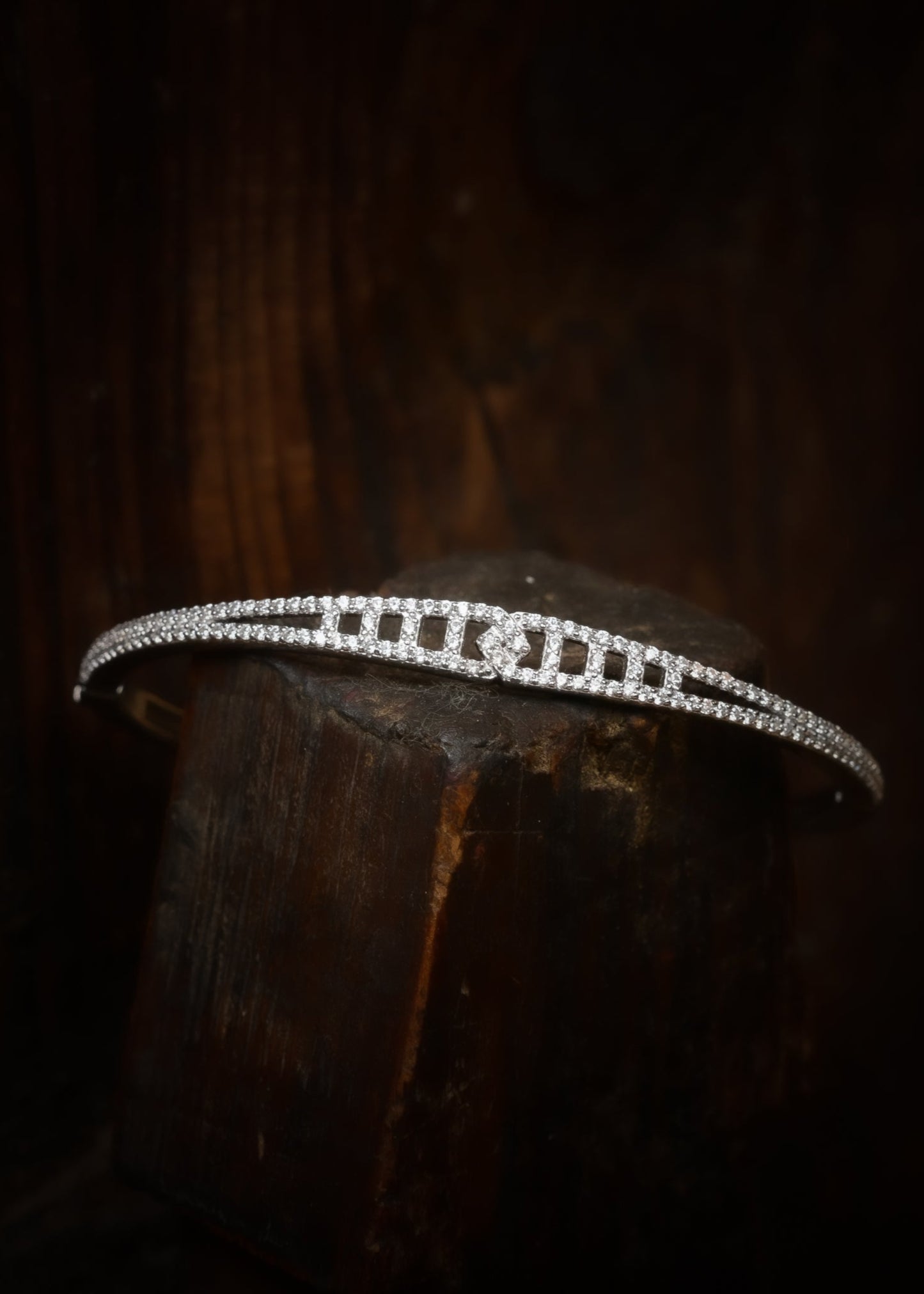 Mirage Bangle- 925 Sterling Silver