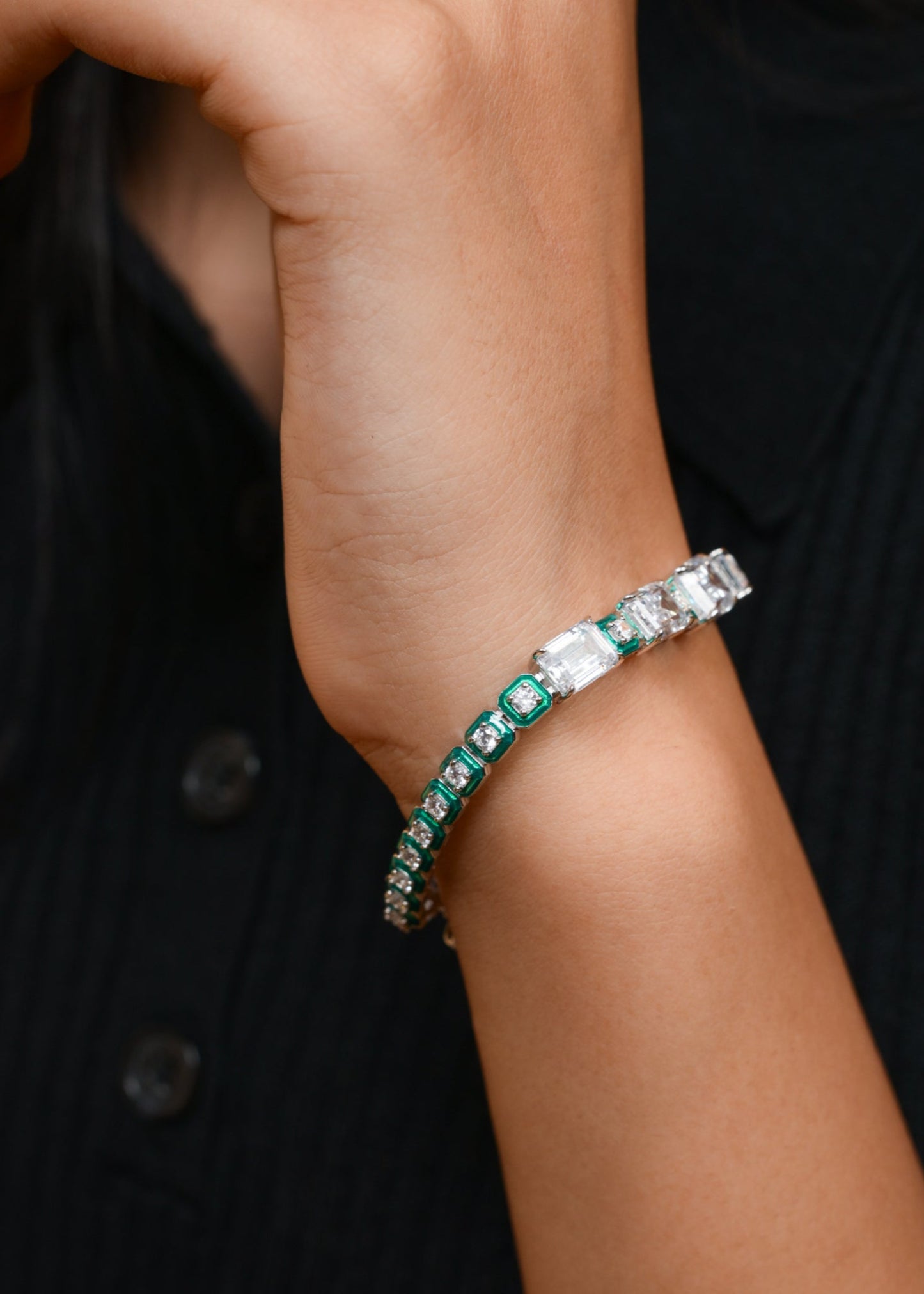 Emerald Illusion-925 Sterling Silver