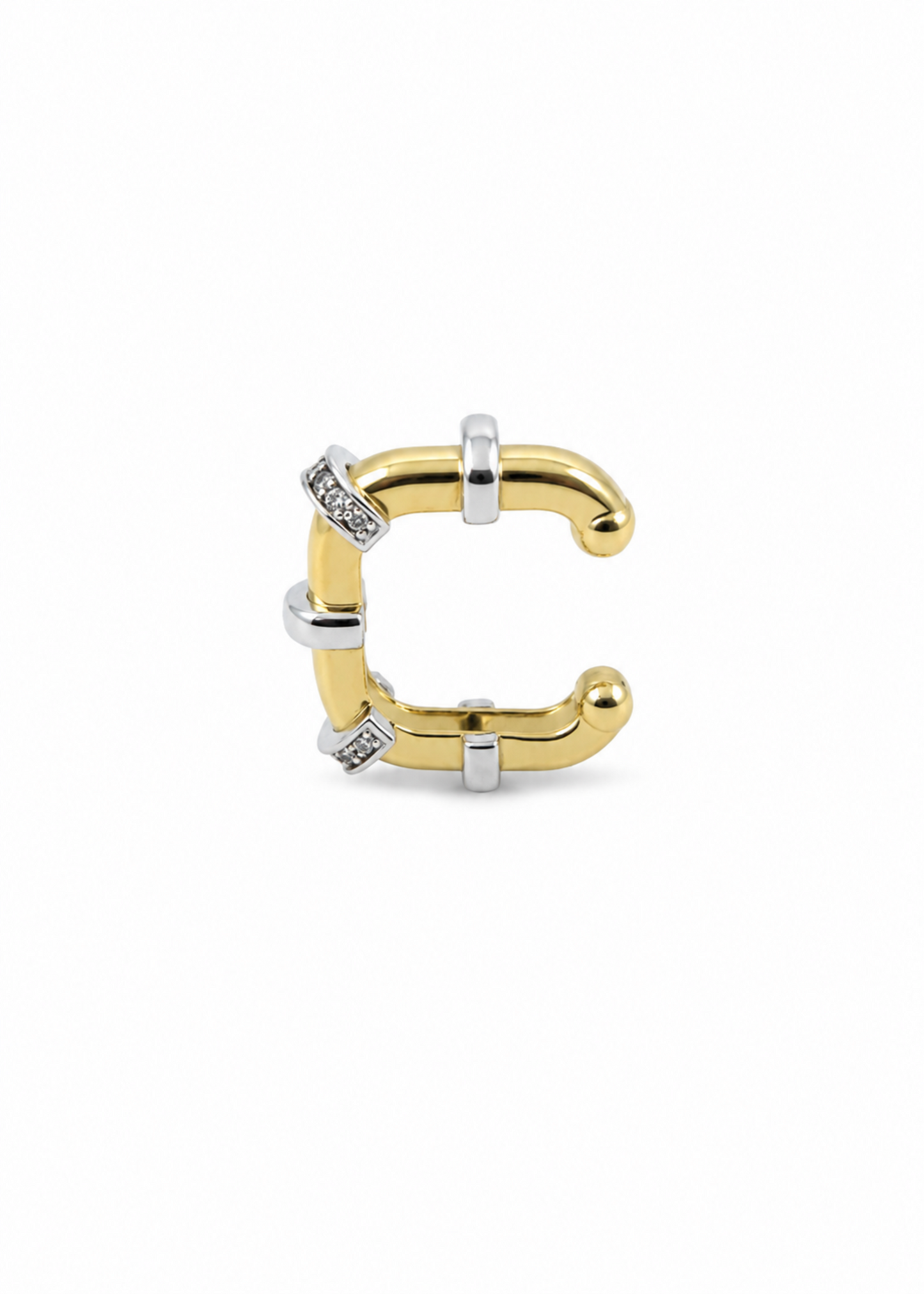 Two-Tone-925 Sterling Silver