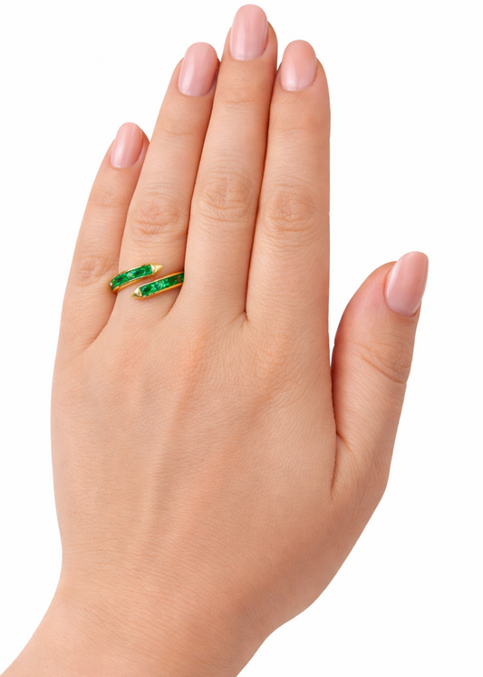 Emerald Edge-925 Sterling Silver