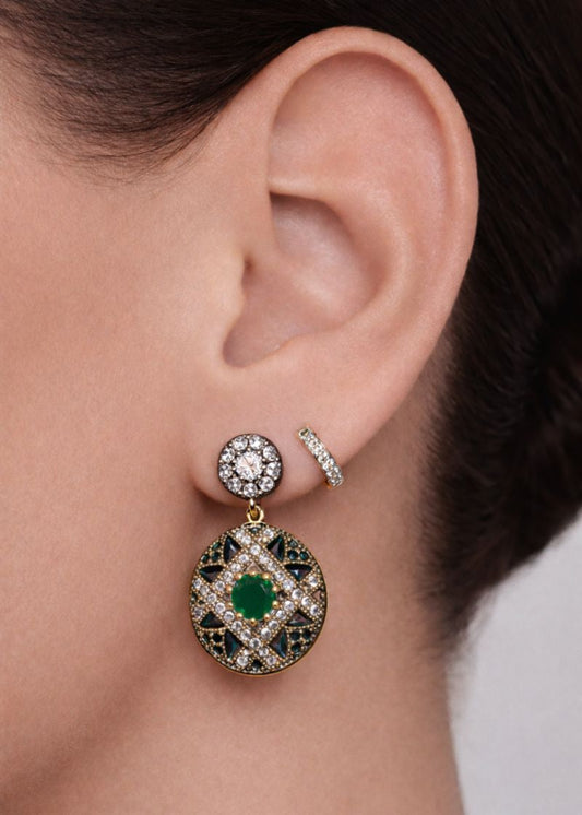 Ornate Verde-925 Sterling Silver