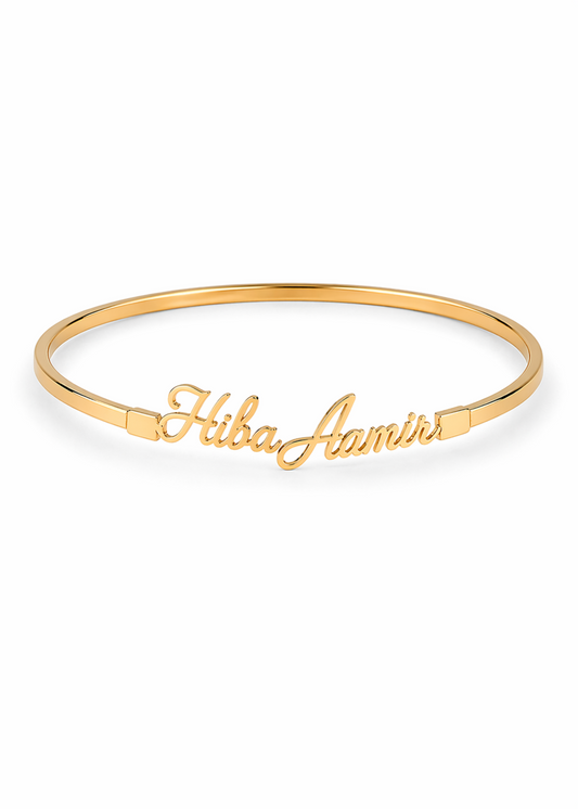 Over lapping Bangle-925 Sterling Silver