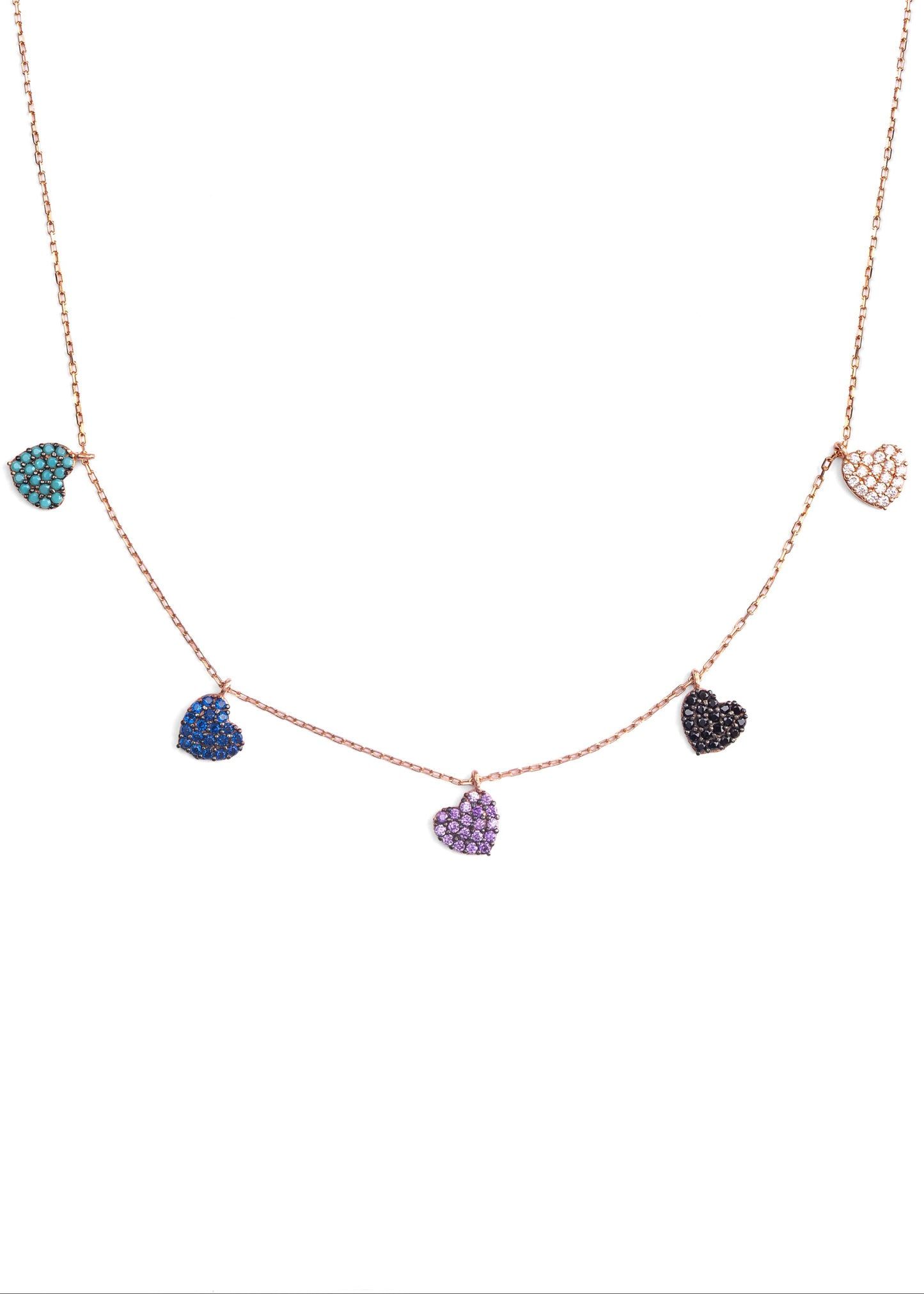 Aurora Hearts-925 Sterling Silver