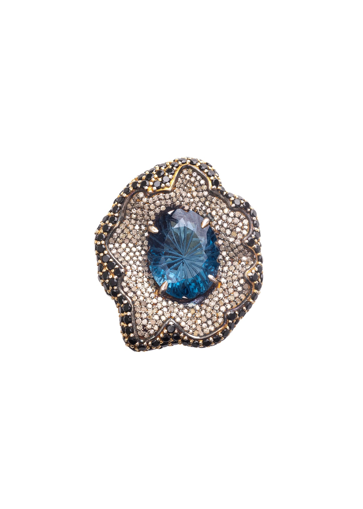 Azure Empress Royale Ring