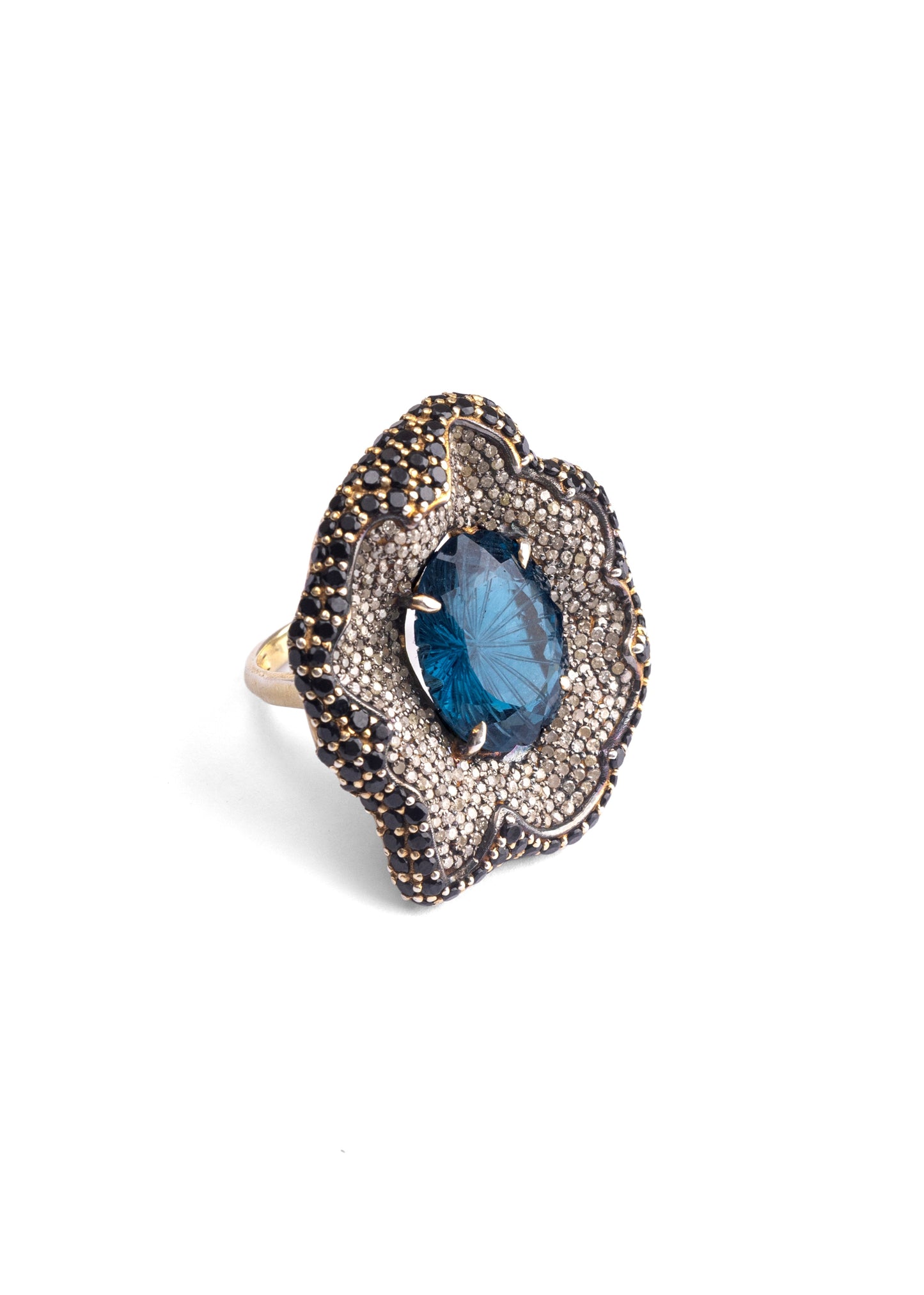 Azure Empress Royale Ring