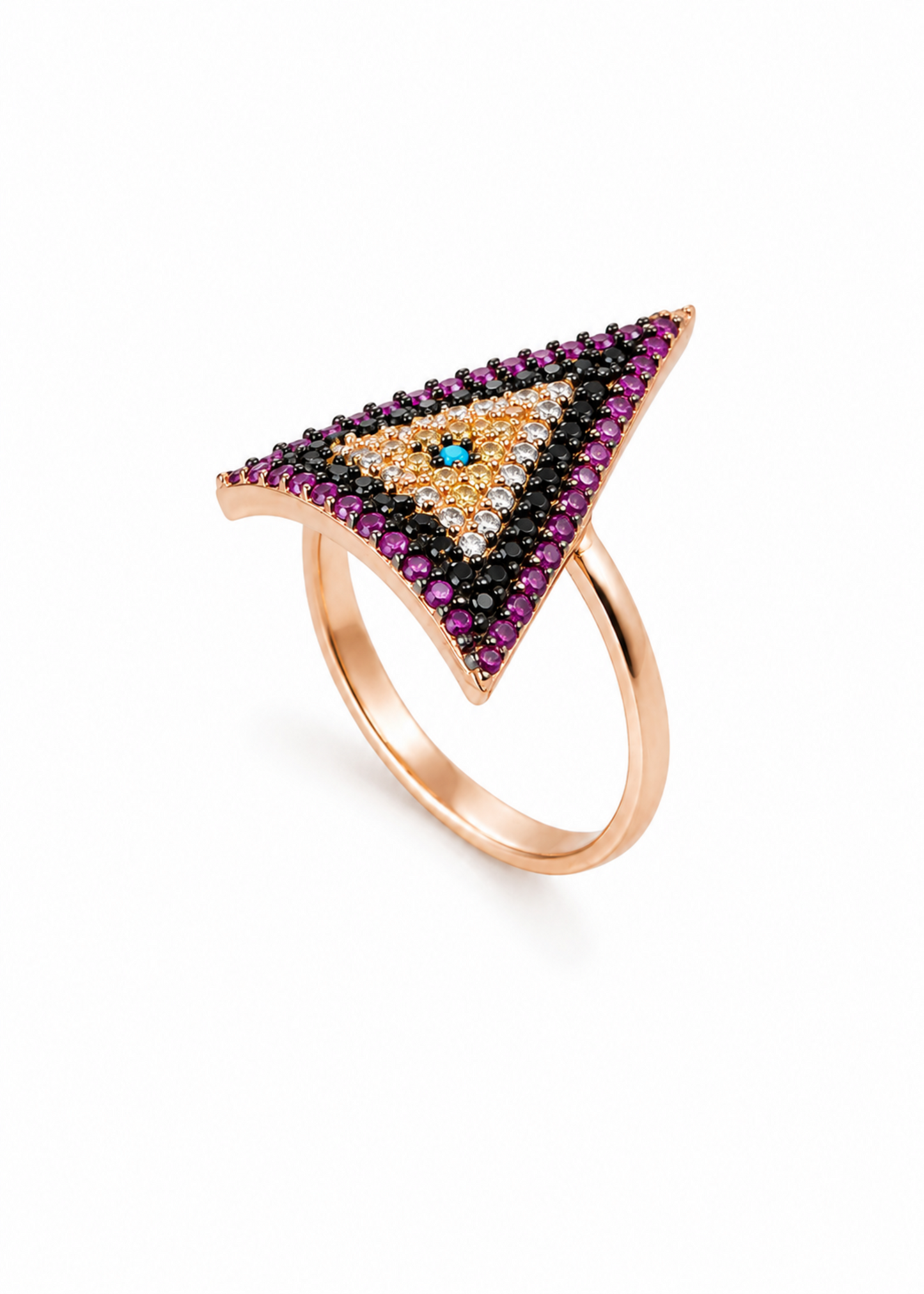 Blush Triangle-925 Sterling Silver