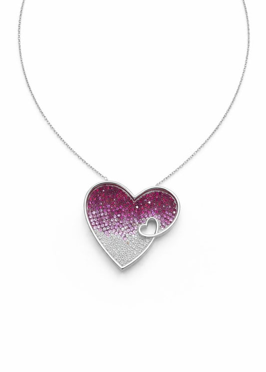 Pavé Heart -925 Sterling Silver