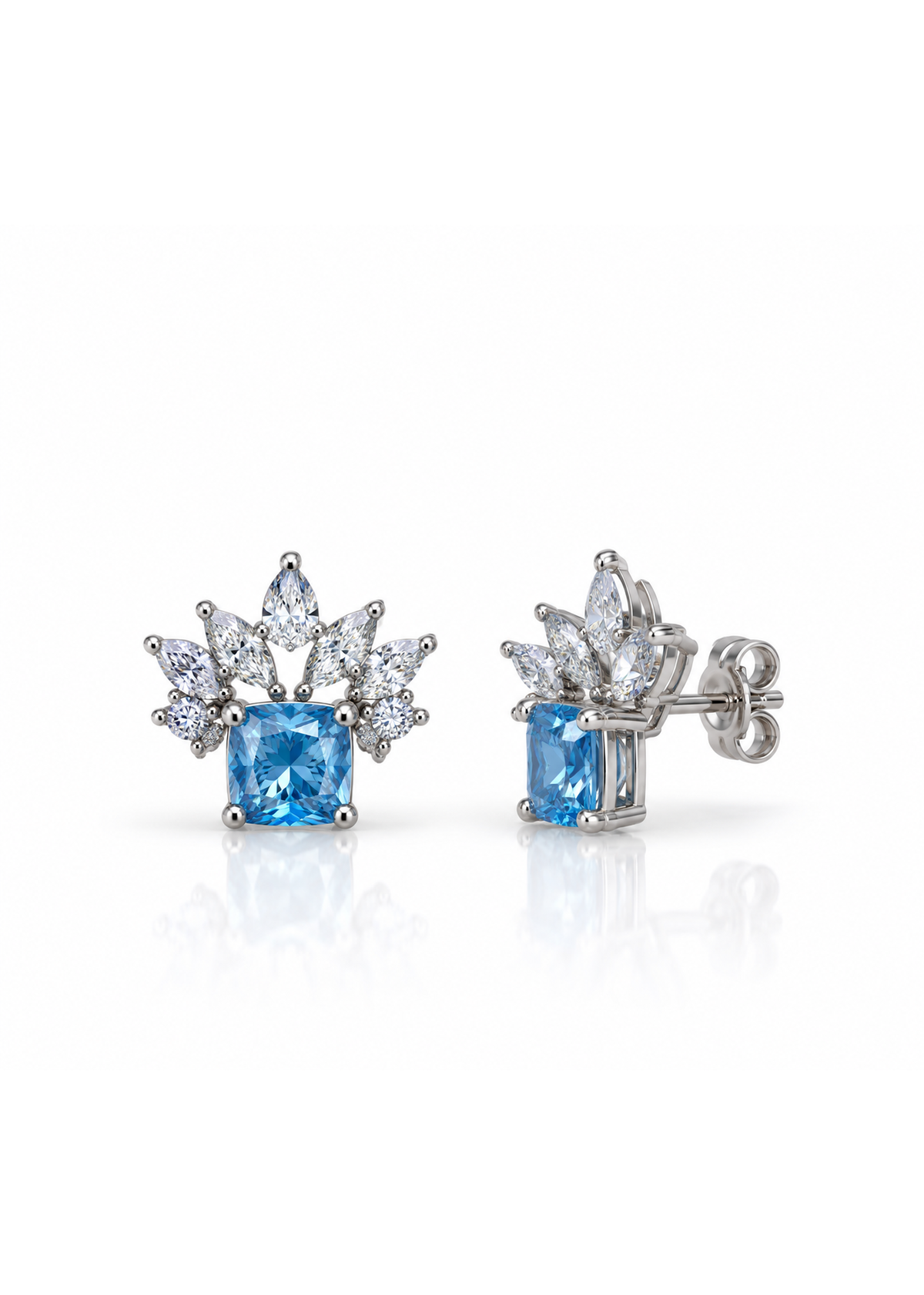 Azure Stud-925 Sterling Silver