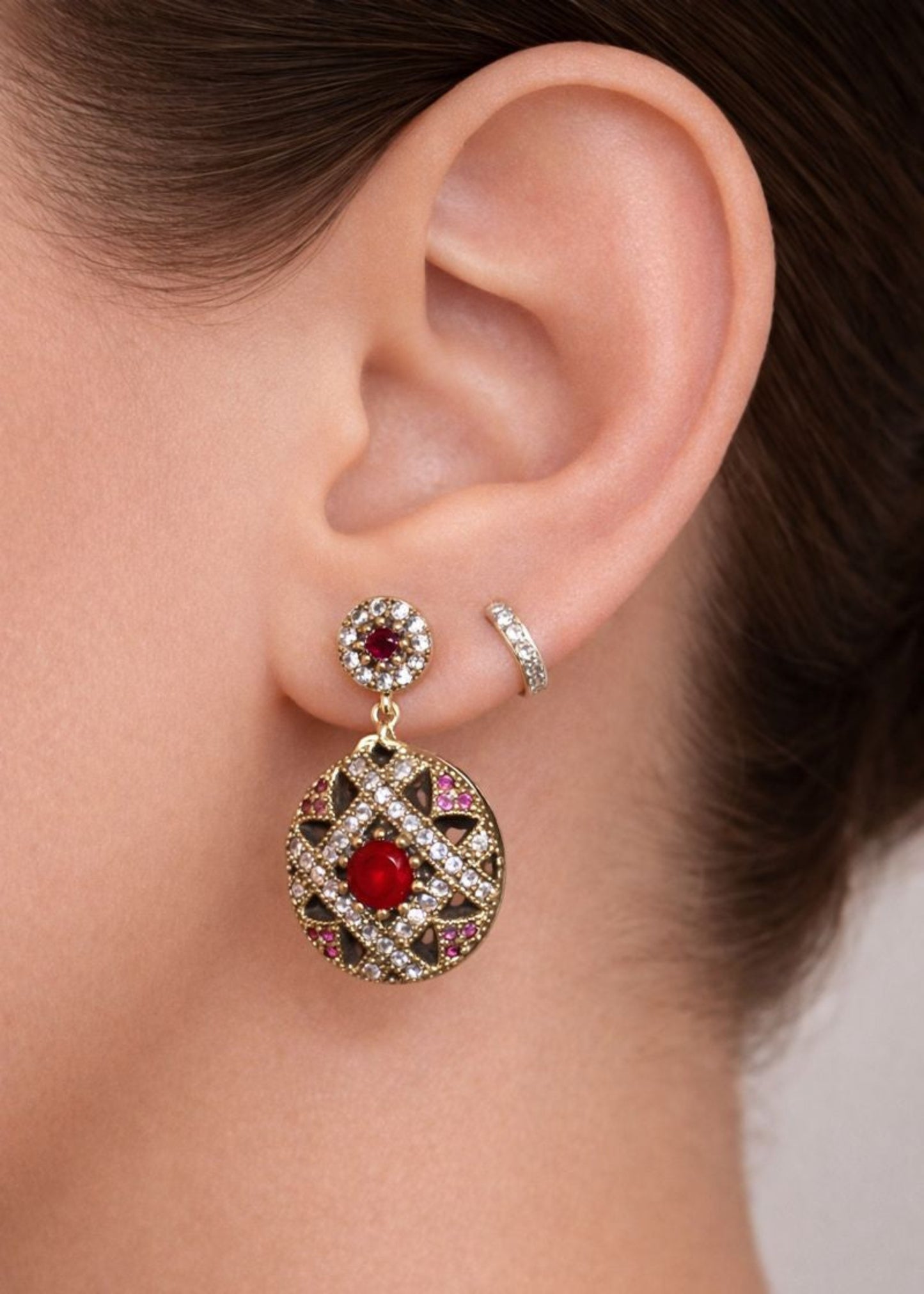 Ornate Rouge-925 Sterling Silver