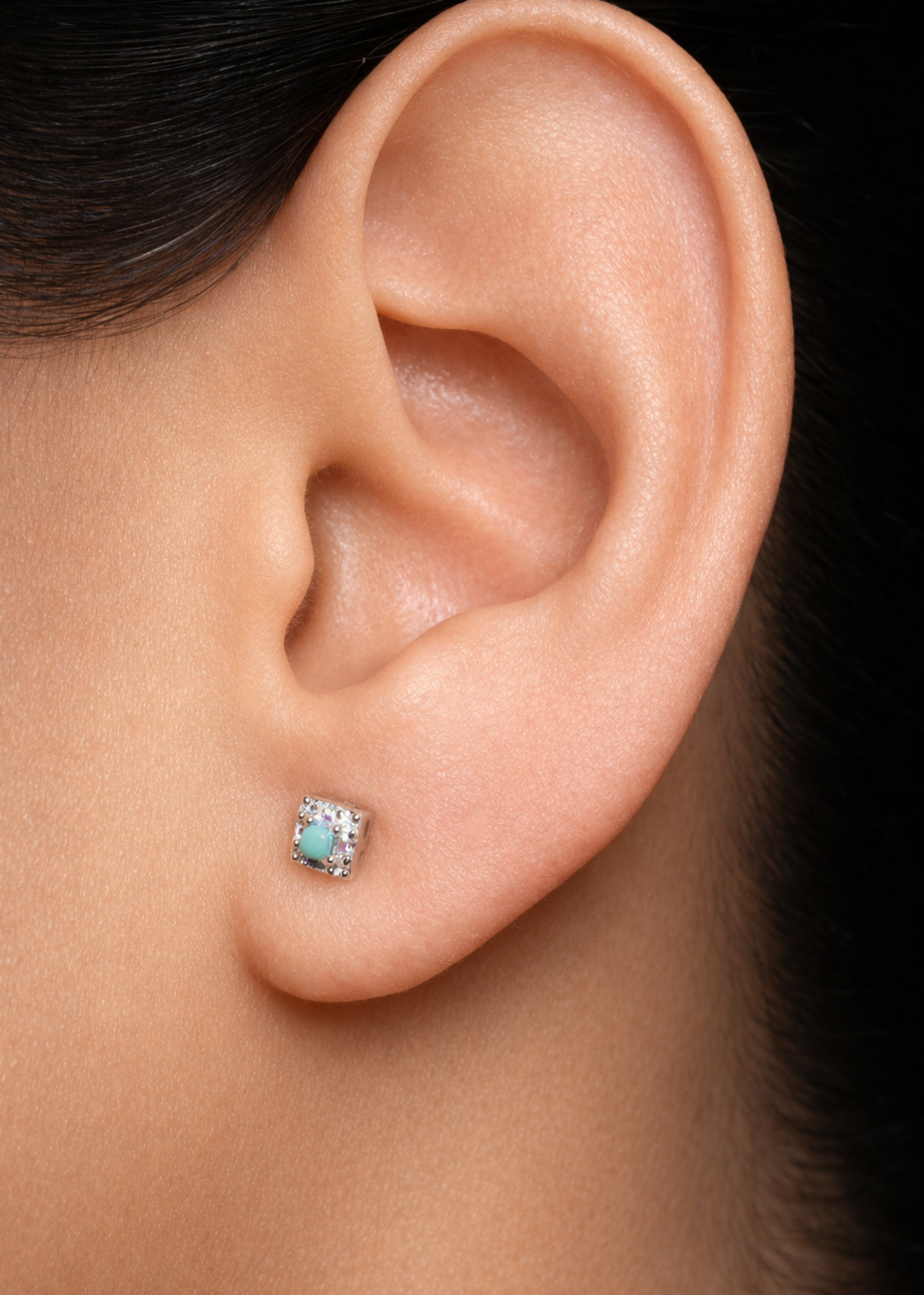 Mini Square- 925 Sterling Silver