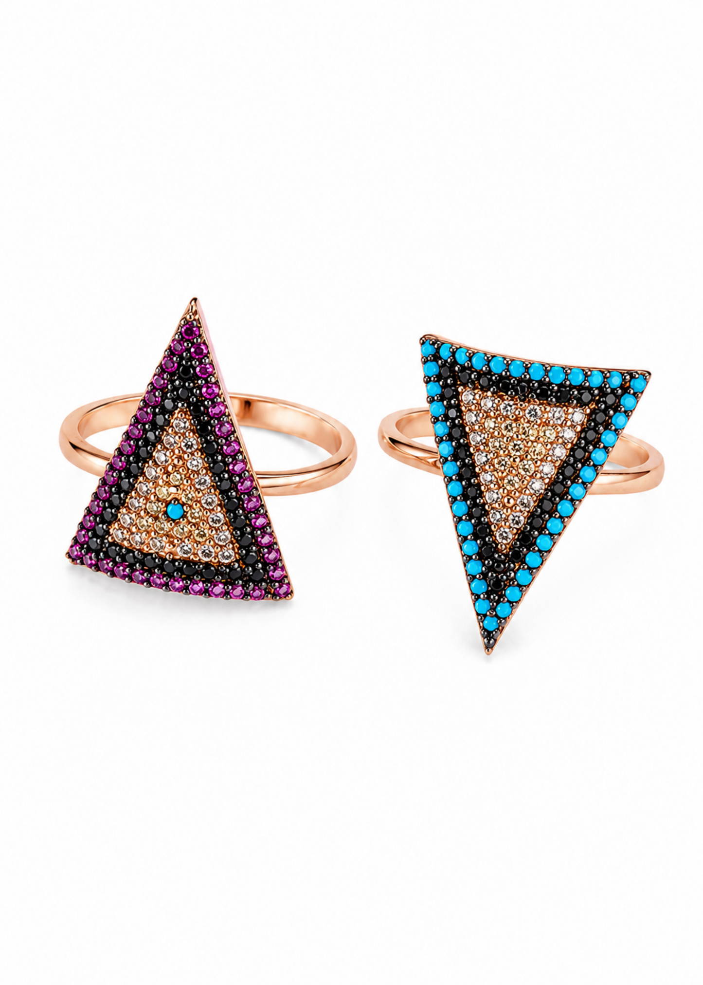 Triangle Ring-925 Sterling Silver