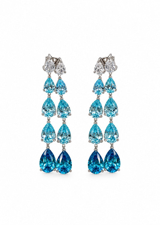 Peacock Cascade-925 Sterling Silver