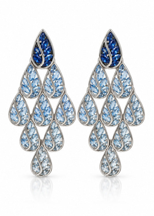 Cascade Blue-925 Sterling Silver