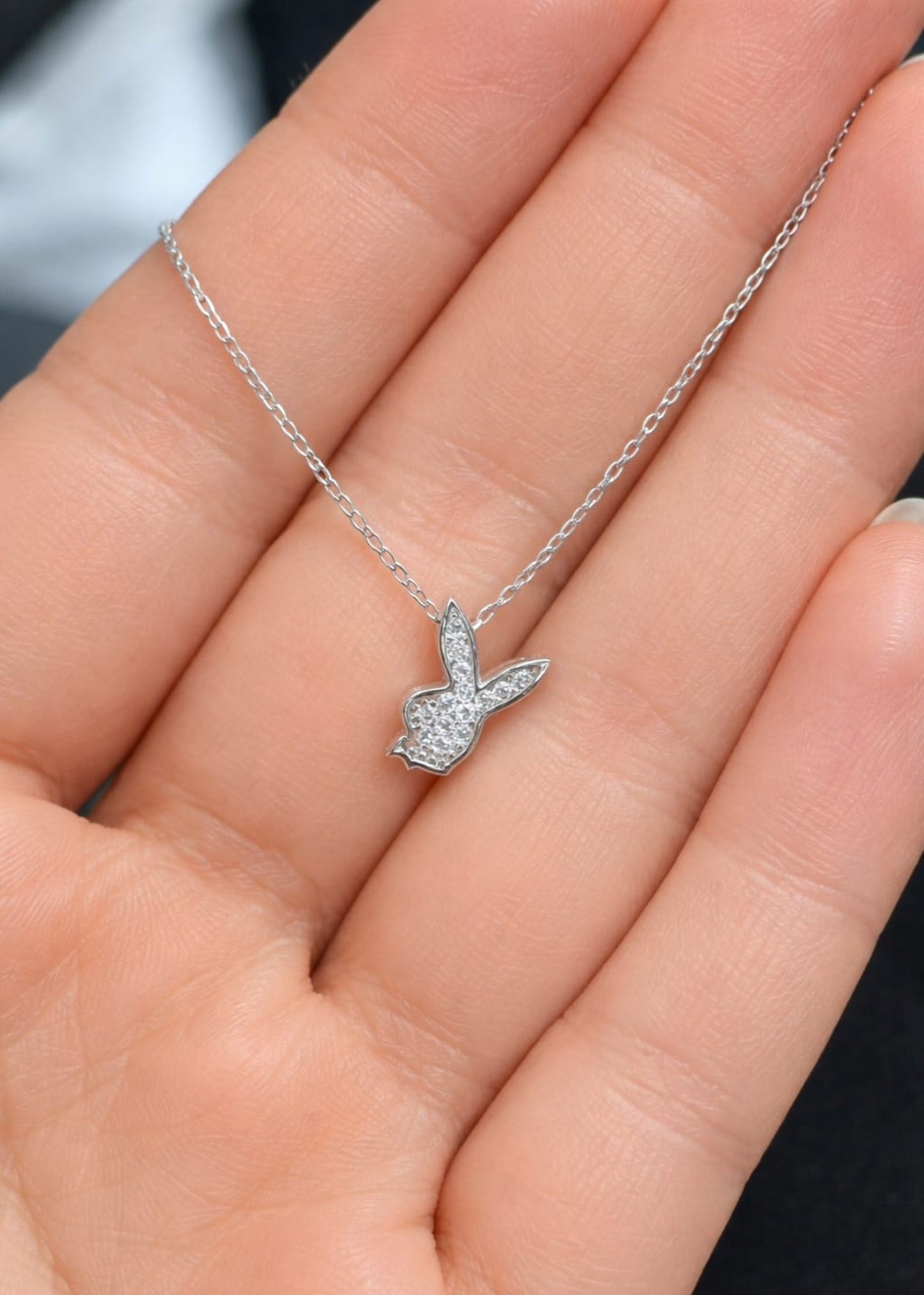 Crystal Bunny-925 Sterling Silver