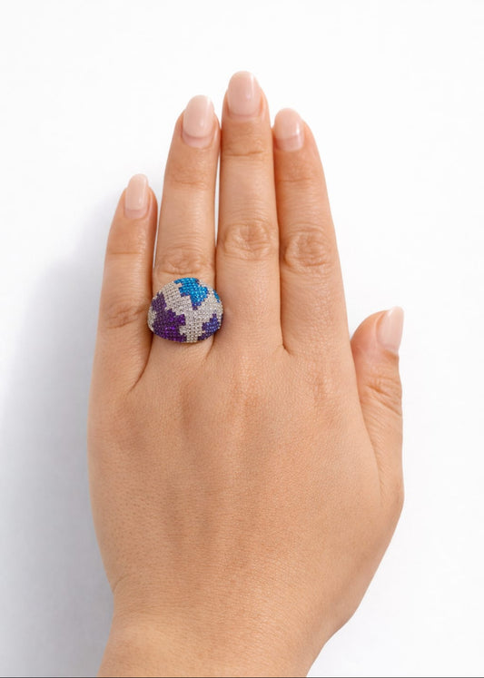 Mosaic Mirage-925 Sterling Silver