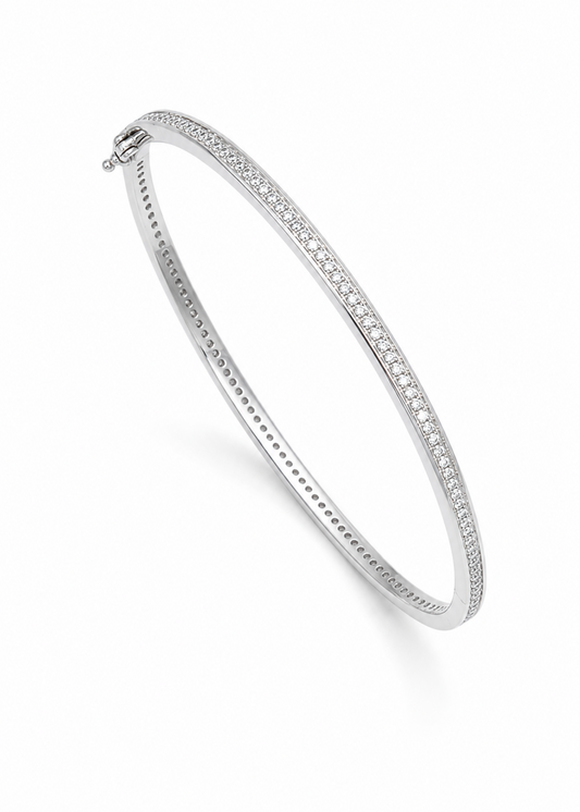 Diamond Pave-925 Sterling Silver