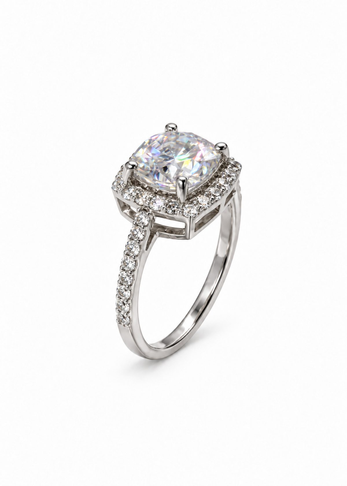 Éclat Moissanite-925 Sterling Silver