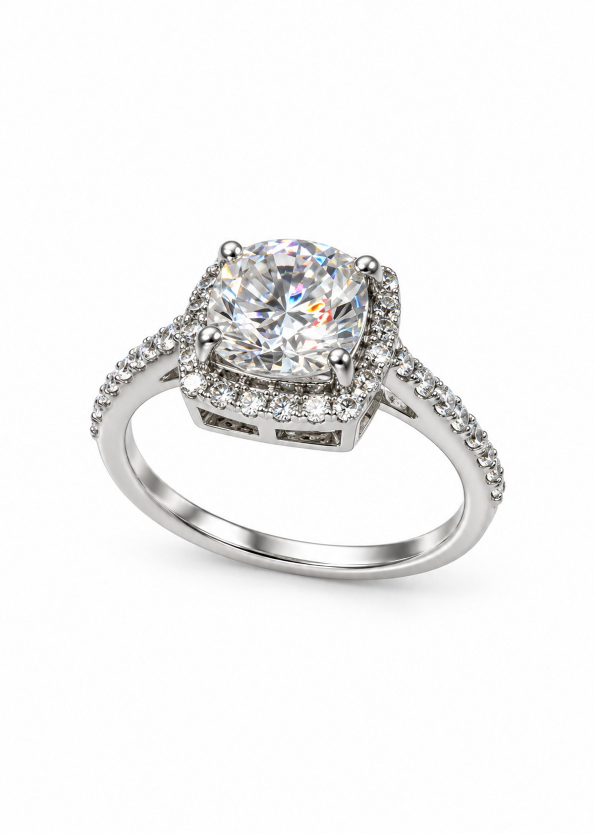Éclat Moissanite-925 Sterling Silver
