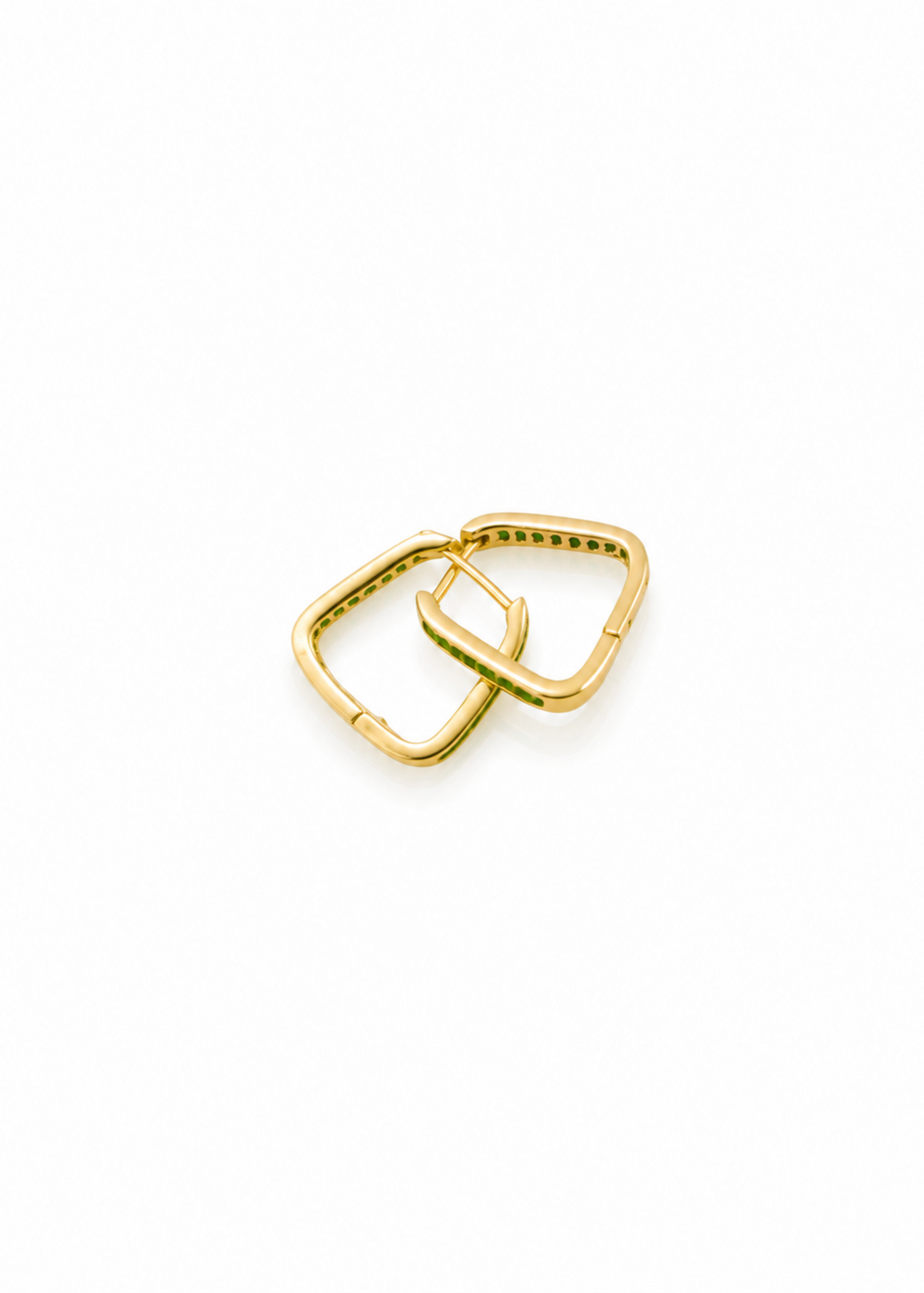 Baguette Hoop–925 Sterling Silver