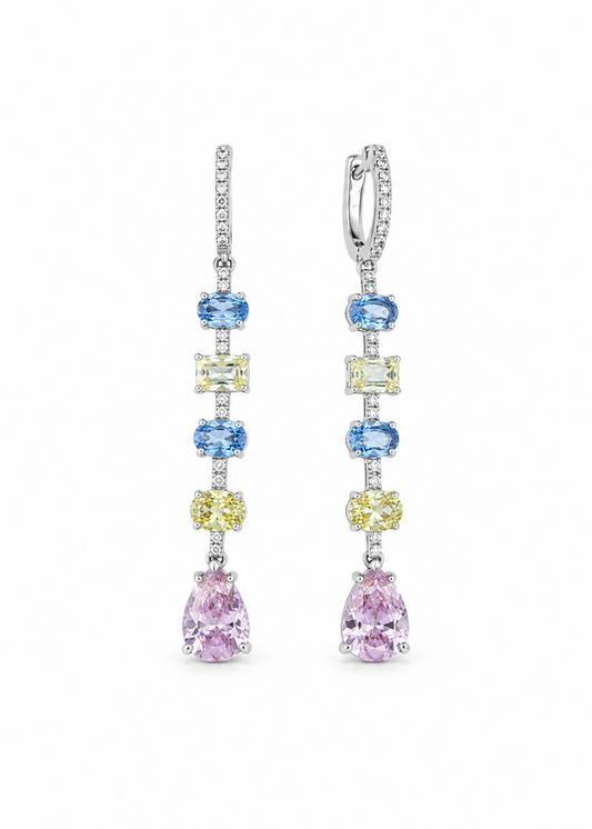 Pastel Cascade-925 Sterling Silver