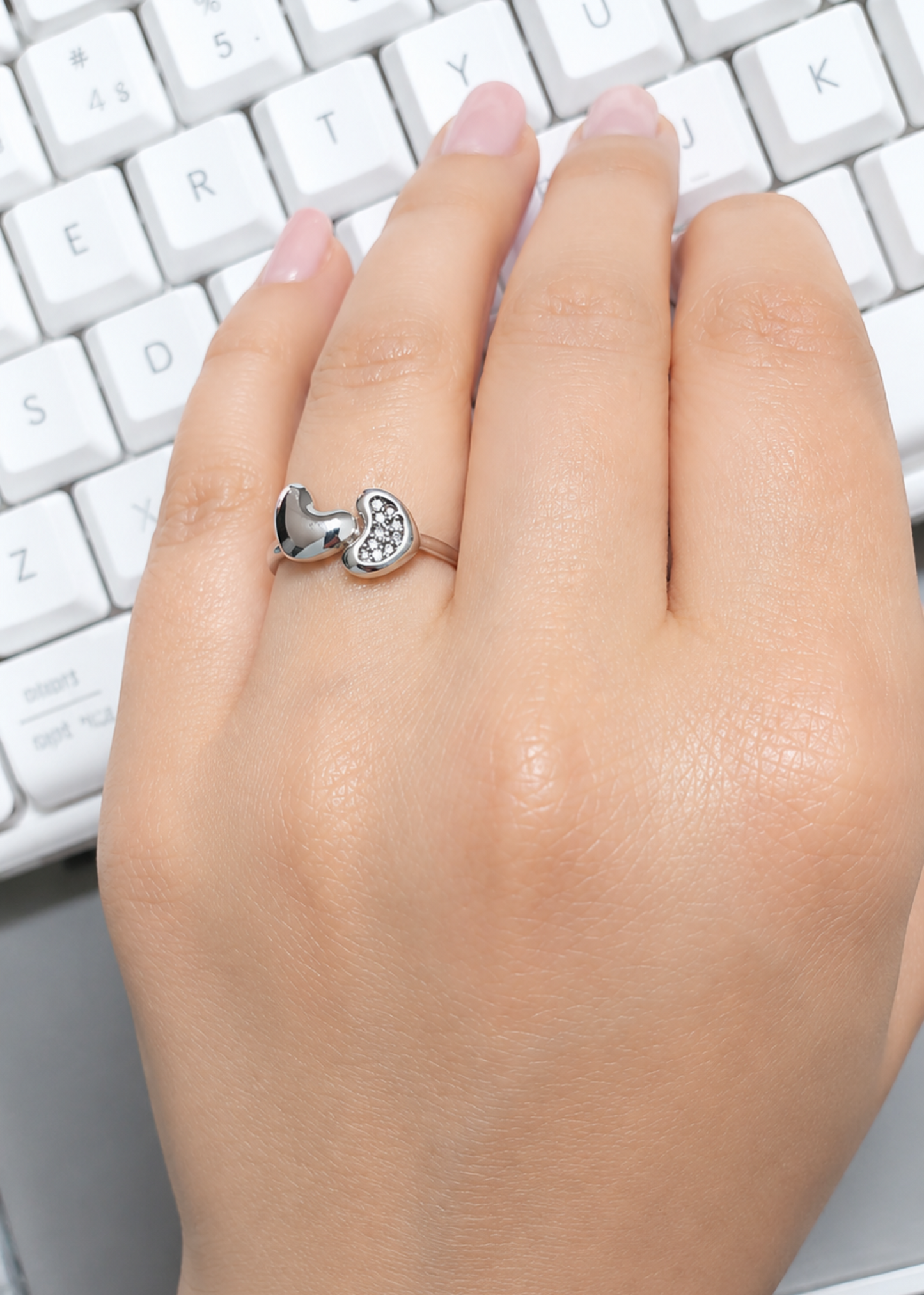 Dual Heart-925 Sterling Silver