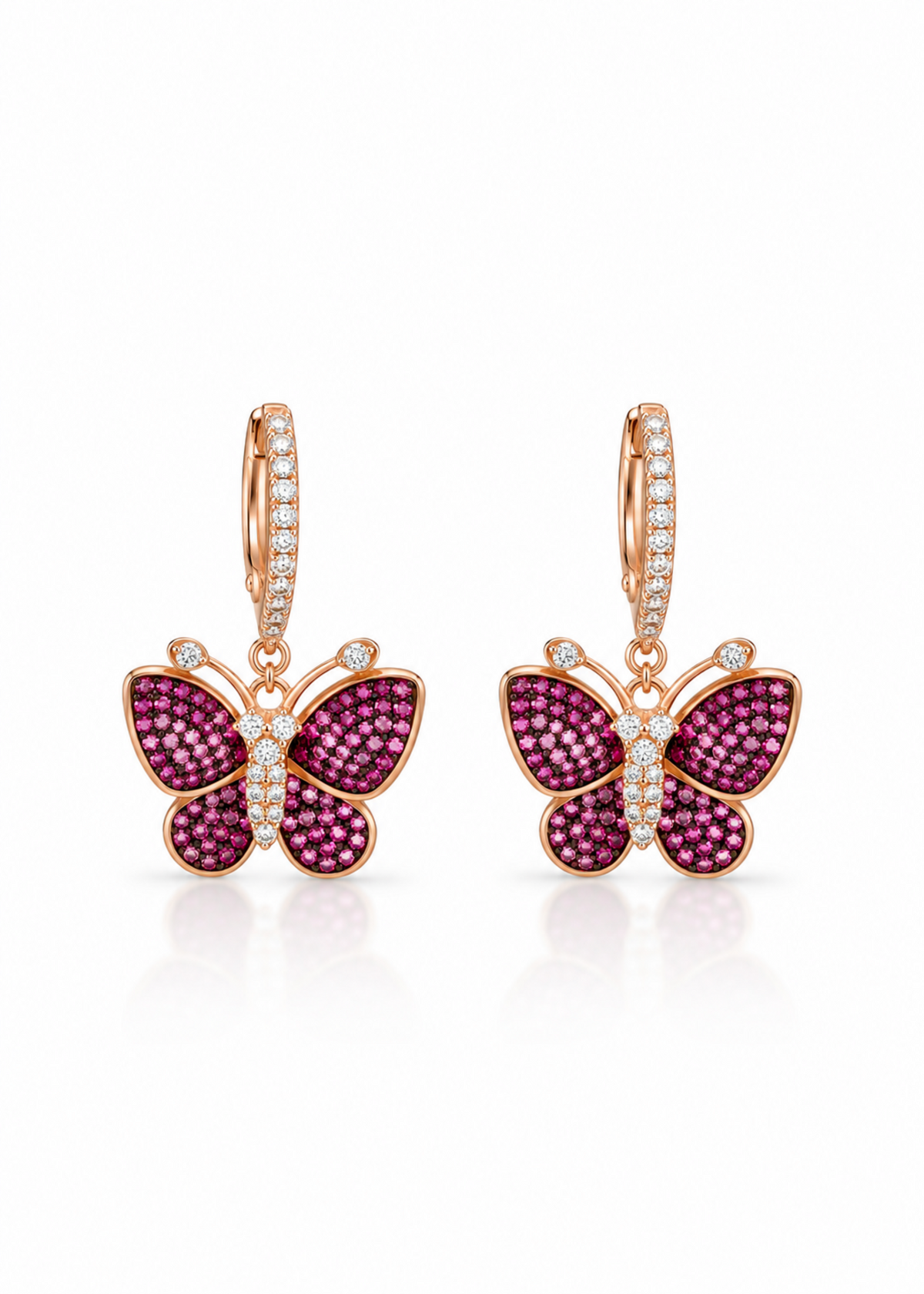 Ruby Butterfly-925 Sterling Silver