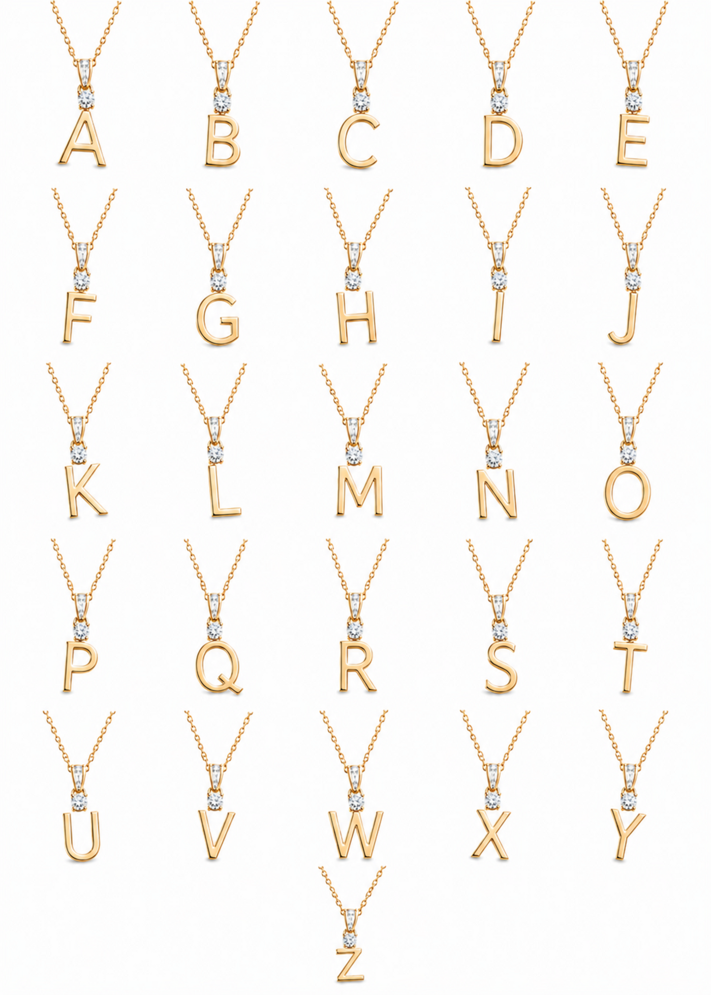Glow Initial-925 Sterling Silver