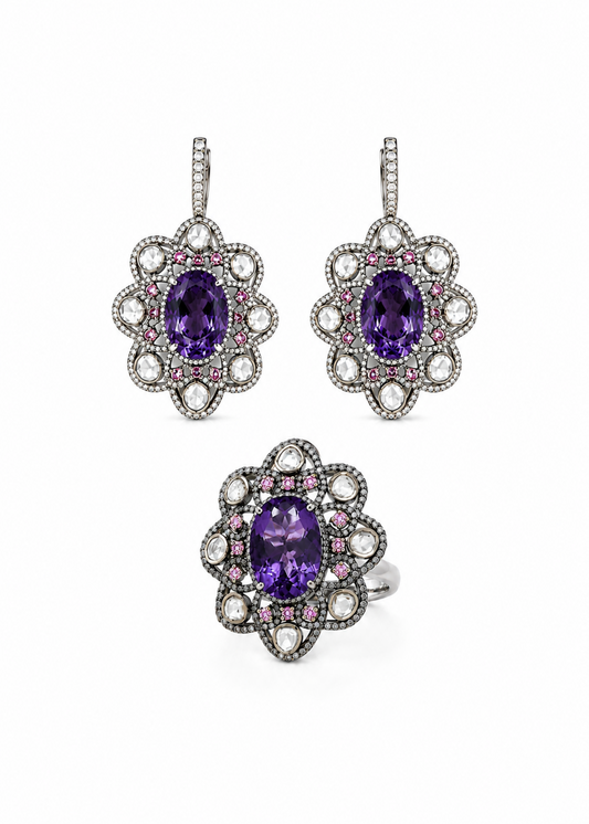 Amara Amethyst-925 sterling Silver