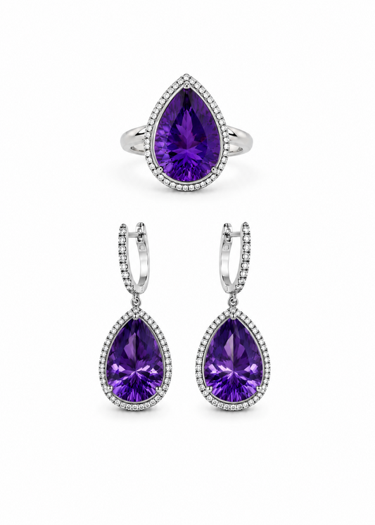 Amara Amethyst -925 Sterling Silver