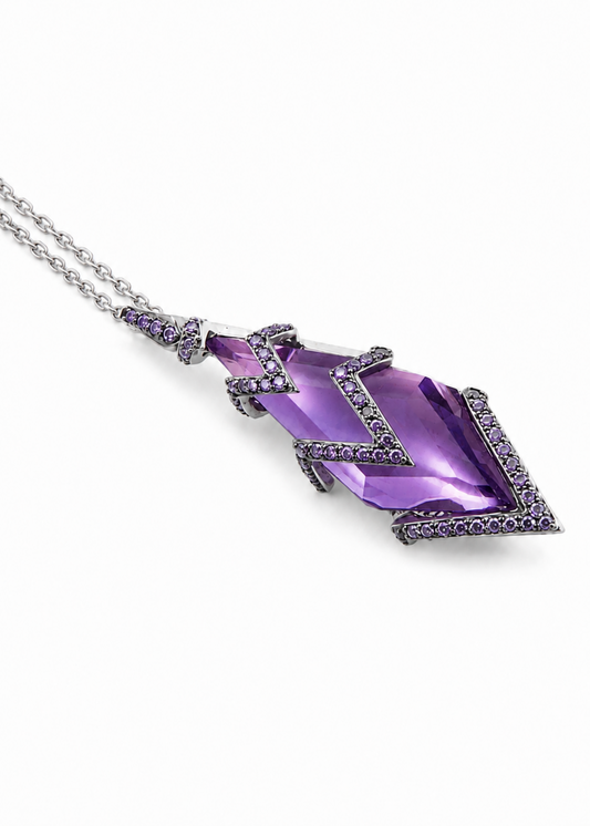 Amethyst Prism– 925 Sterling Silver