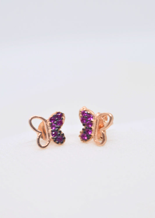 Mini Butterfly Studs– 925 Sterling Silver