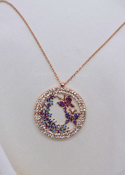 Butterfly Halo -925 Sterling Silver