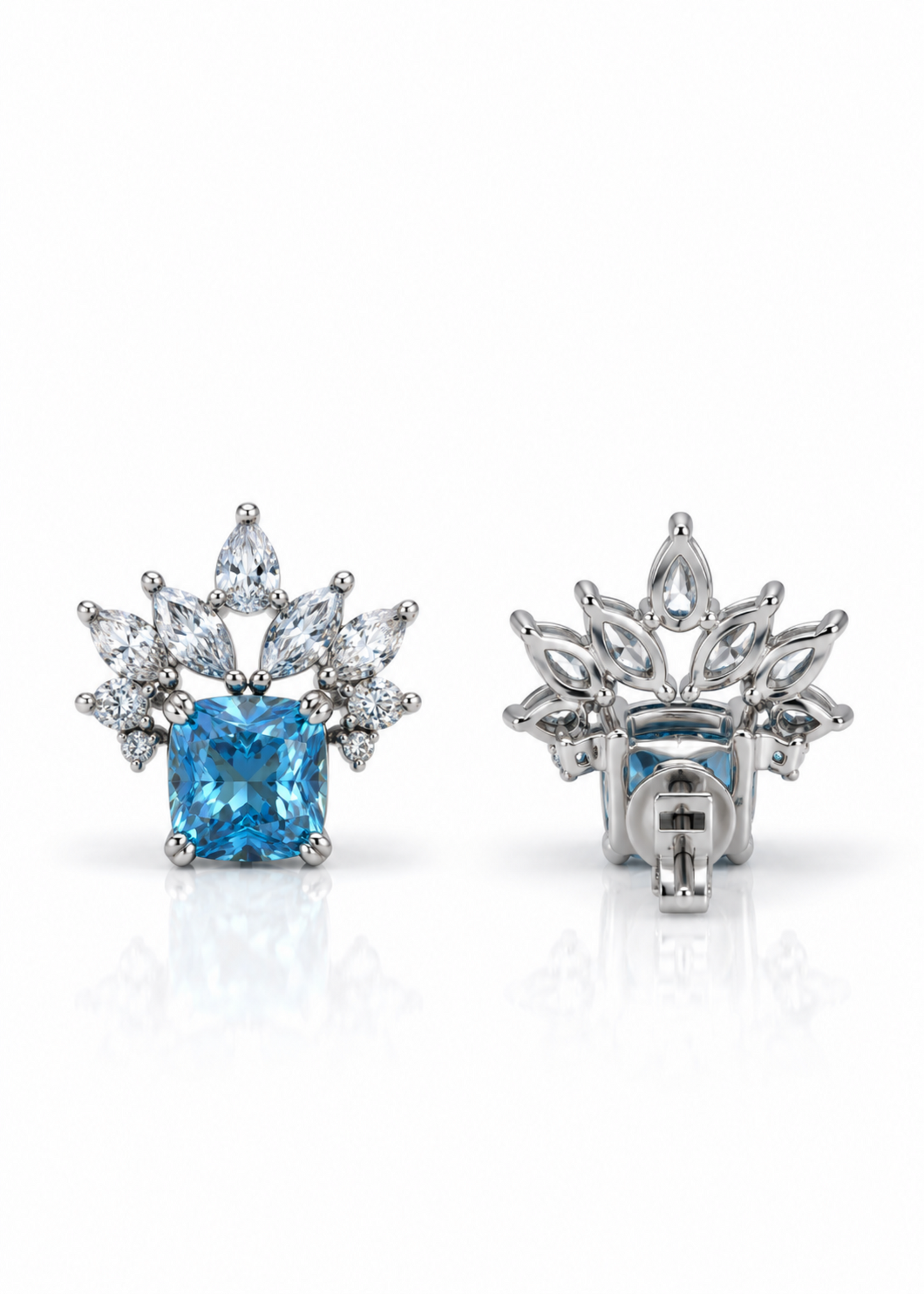 Azure Stud-925 Sterling Silver