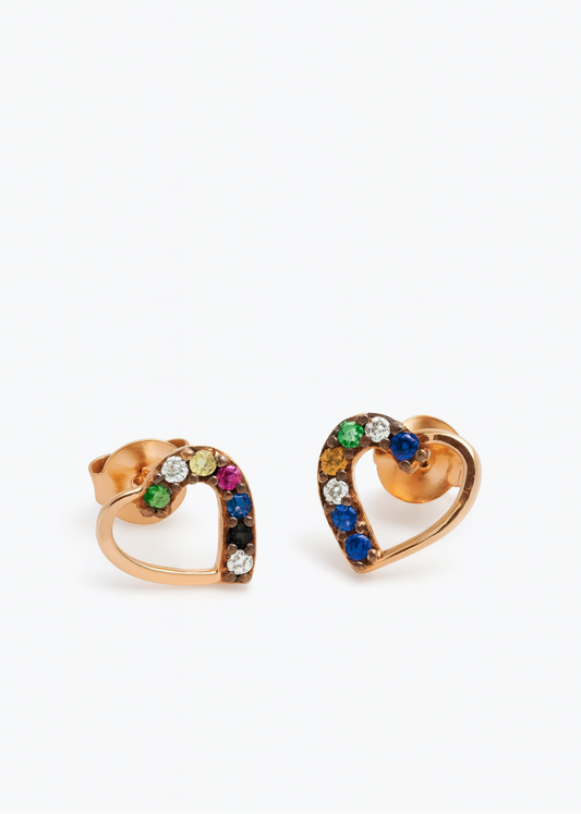 Multicolor Heart – 925 Sterling Silver